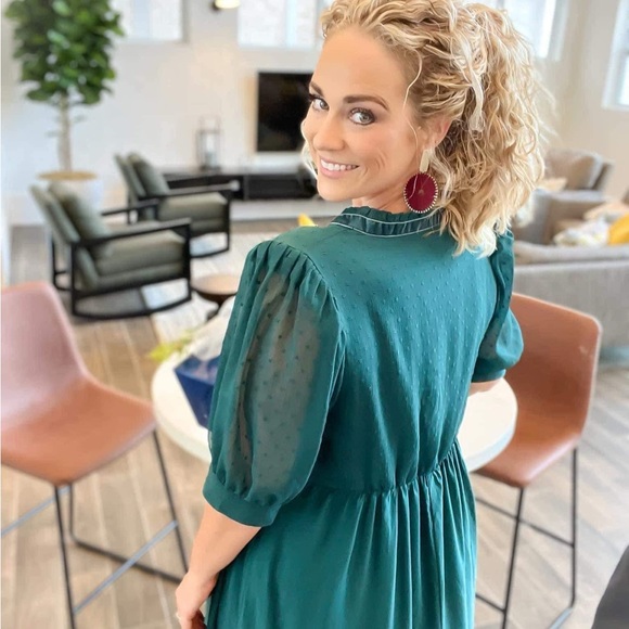 Matilda Jane Womenβs green dress, size Small, EUC - Picture 7 of 9